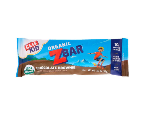 Clif Bar, Clif Kid, Organic Z Bar, Chocolate Brownie, 18 Bars, 1.27 oz (36 g) Per Bar Clif Bar, Clif Kid, Organic Z Bar, Chocolate Brownie, 18 Bars, 1.27 oz (36 g) Per Bar