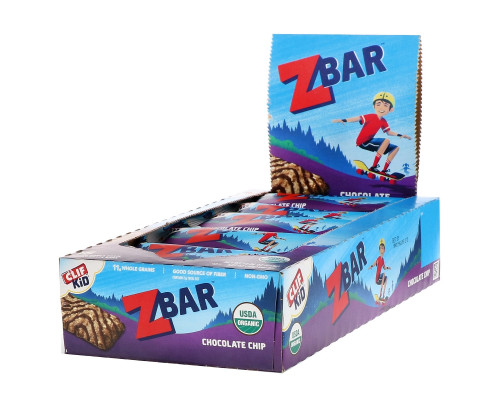 Clif Bar Clif Kid Органические батончики Z с шоколадной крошкой 18 батончиков 127 унции (36 г) каждый Clif Bar Clif Kid Органические батончики Z с шоколадной крошкой 18 батончиков 127 унции (36 г) каждый