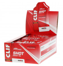 Clif Bar Shot  Энергетический гель Клубника + Кофеин 24 пакетика 1.2 унций (34 г) каждый