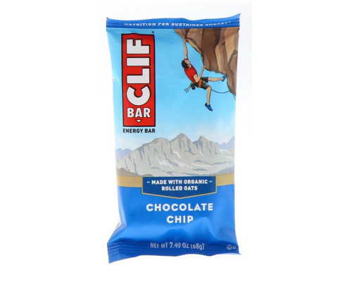 Clif Bar, Energy Bar, Chocolate Chip, 12 Bars, 2.40 oz (68 g) Each Clif Bar, Energy Bar, Chocolate Chip, 12 Bars, 2.40 oz (68 g) Each
