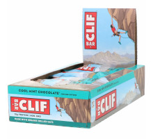 Clif Bar, Энергетические батончики с освежающим вкусом мятного шоколада, 12 шт. по  75г каждый