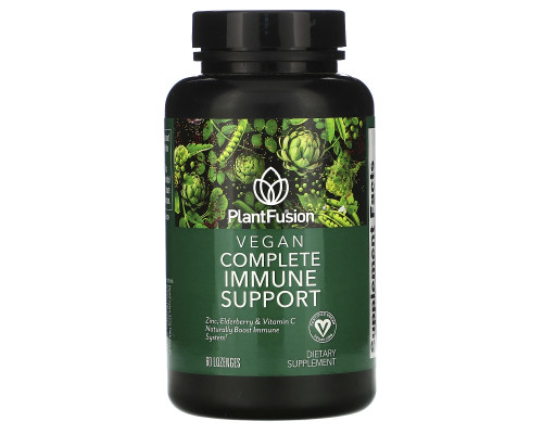 PlantFusion, Vegan Complete Immune Support, 60 Vegan Lozenges PlantFusion, Vegan Complete Immune Support, 60 Vegan Lozenges