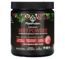 Овощи PlantFusion, Органический свекольный порошок, 180 г (6,43 унции)