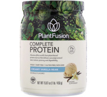 PlantFusion, Complete Protein, Creamy Vanilla Bean, 15.87 oz (450 g)