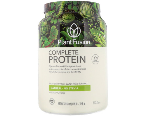 PlantFusion, Complete Plant Protein, натуральный, 2 фунта (908 г) PlantFusion, Complete Plant Protein, натуральный, 2 фунта (908 г)