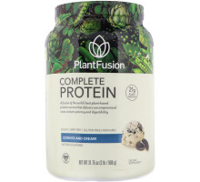 PlantFusion, Полностью растительный протеин, со вкусом крема и печенья, 2 фунта (908 г)