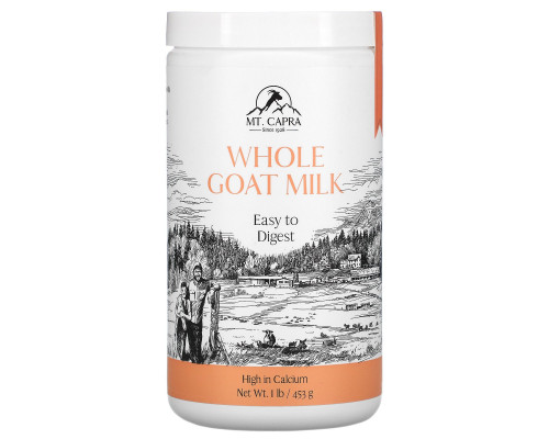 Mt. Capra, CapraMilk, Goat Milk Powder, 1 lb (453 g) Mt. Capra, CapraMilk, Goat Milk Powder, 1 lb (453 g)