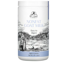 Mt. Capra, CapraMilk, Обезжиренное козье молоко в виде порошка, 1 фунт (453 г)