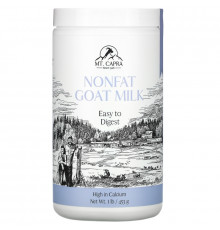 Mt. Capra, CapraMilk, Обезжиренное козье молоко в виде порошка, 1 фунт (453 г)