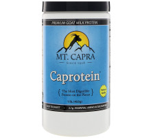 Mt. Capra, Caprotein, высококачественный протеин из козьего молока, ваниль, 1 ф. (453 г)