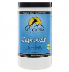 Mt. Capra, Caprotein, высококачественный протеин из козьего молока, ваниль, 1 ф. (453 г)