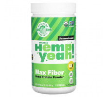 Клетчатка Manitoba Harvest, Органическая конопля Max Fiber, конопляный протеин в порошке, без подсластителей, 454 г (1 фунт)