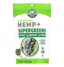 Manitoba Harvest, Organic Hemp+ Supergreens, 7.5 oz (213 g)