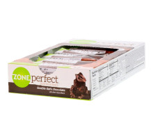 ZonePerfect Dark All-Natural Nutrition Bars Double Dark Chocolate 12 Bars 1.58 oz (45 g) Each