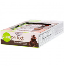 ZonePerfect Dark All-Natural Nutrition Bars Double Dark Chocolate 12 Bars 1.58 oz (45 g) Each