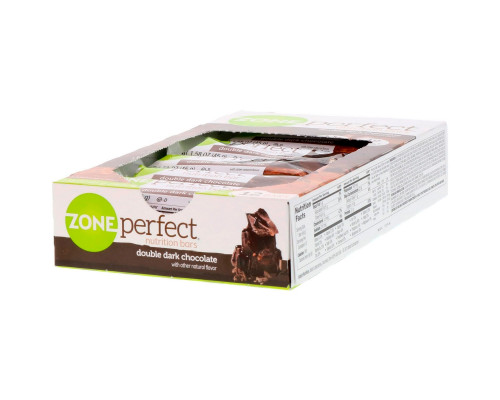 ZonePerfect Dark All-Natural Nutrition Bars Double Dark Chocolate 12 Bars 1.58 oz (45 g) Each ZonePerfect Dark All-Natural Nutrition Bars Double Dark Chocolate 12 Bars 1.58 oz (45 g) Each