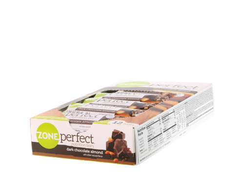 ZonePerfect Dark All-Natural Nutrition Bars Dark Chocolate Almond 12 Bars 1.58 oz (45 g) Each ZonePerfect Dark All-Natural Nutrition Bars Dark Chocolate Almond 12 Bars 1.58 oz (45 g) Each