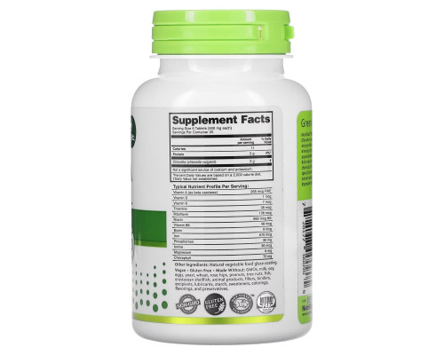NutriBiotic, Микроводоросль хлорелла, 500 мг, 150 веганских таблеток NutriBiotic, Микроводоросль хлорелла, 500 мг, 150 веганских таблеток