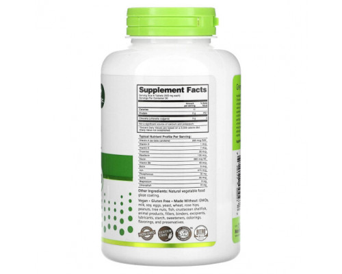 Водоросли NutriBiotic, Хлорелла, 500 мг, 300 веганских таблеток Водоросли NutriBiotic, Хлорелла, 500 мг, 300 веганских таблеток