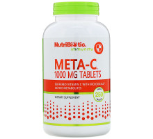 NutriBiotic Meta-C 1000 мг 250 веганских таблеток