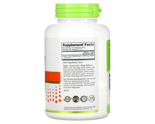 NutriBiotic, Аскорбиновая Кислота, 100% Чистый Витамин C Кристаллический Порошок, 8 унции (227 г) NutriBiotic, Аскорбиновая Кислота, 100% Чистый Витамин C Кристаллический Порошок, 8 унции (227 г)