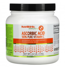 NutriBiotic Аскорбиновая кислота кристаллический порошок 1 кг
