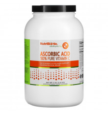 NutriBiotic Аскорбиновая кислота 100% чистый витамин С кристаллический порошок 5 фунтов (2,26 кг)