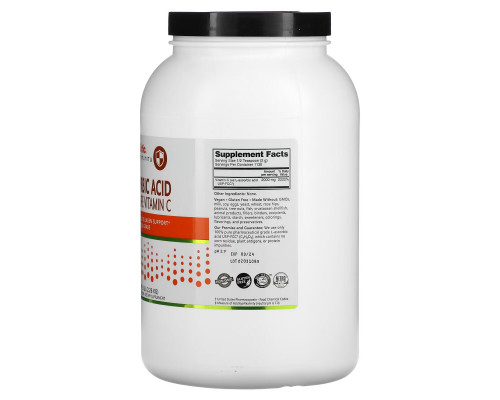 NutriBiotic Аскорбиновая кислота 100% чистый витамин С кристаллический порошок 5 фунтов (2,26 кг)
