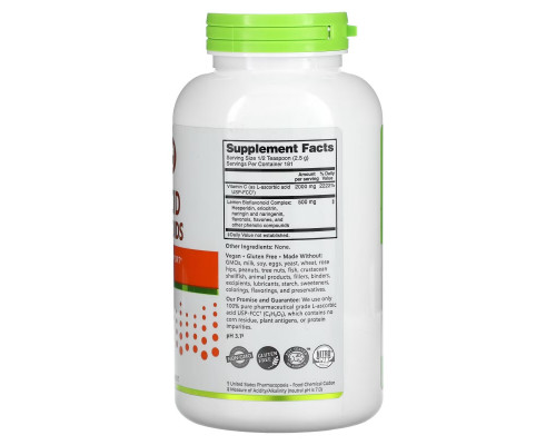 NutriBiotic Аскорбиновая кислота с антиоксидантными биофлавоноидами кристаллический порошок 16 унций (454 г) NutriBiotic Аскорбиновая кислота с антиоксидантными биофлавоноидами кристаллический порошок 16 унций (454 г)