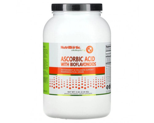 От гриппа и простуды NutriBiotic, Аскорбиновая кислота с биофлавоноидами, 2,26 кг (5 фунтов) От гриппа и простуды NutriBiotic, Аскорбиновая кислота с биофлавоноидами, 2,26 кг (5 фунтов)