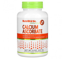 Кальций NutriBiotic, Immunity, аскорбат кальция, 227 г (8 унций)