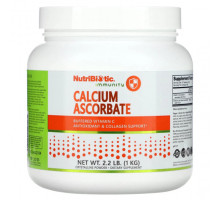 Кальций NutriBiotic, Иммунитет, аскорбат кальция, 1 кг (2,2 фунта)