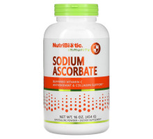 NutriBiotic, Аскорбат натрия, кристаллический порошок, 16 унций (454 г)
