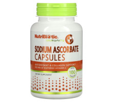 NutriBiotic, Immunity, Sodium Ascorbate, 100 Vegan Capsules