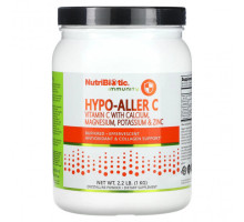 От гриппа и простуды NutriBiotic, Immunity, Hypo-Aller C, витамин C с кальцием, магнием, калием и цинком, 1 кг (2,2 фунта)