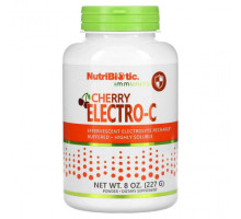 Витамин C NutriBiotic, Immunity, Cherry Electro-C, порошок, 227 г (8 унций)