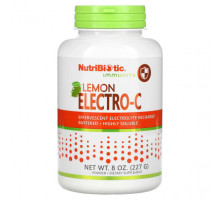 Витамин C NutriBiotic, Immunity, Lemon Electro-C, 227 г (8 унций)