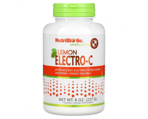 Витамин C NutriBiotic, Immunity, Lemon Electro-C, 227 г (8 унций) Витамин C NutriBiotic, Immunity, Lemon Electro-C, 227 г (8 унций)
