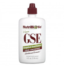 NutriBiotic GSE экстракт зерен грейпфрута жидкий концентрат 4 жидких унций (118 мл)
