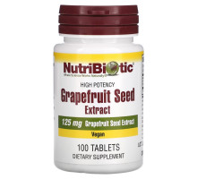 NutriBiotic Семена грейпфрута экстракт 125 мг 100 таблеток