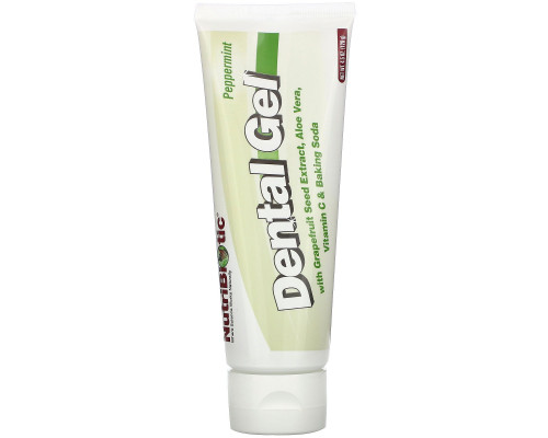 NutriBiotic Гель для зубов Перечная мята 45 унции (128 г) NutriBiotic Гель для зубов Перечная мята 45 унции (128 г)