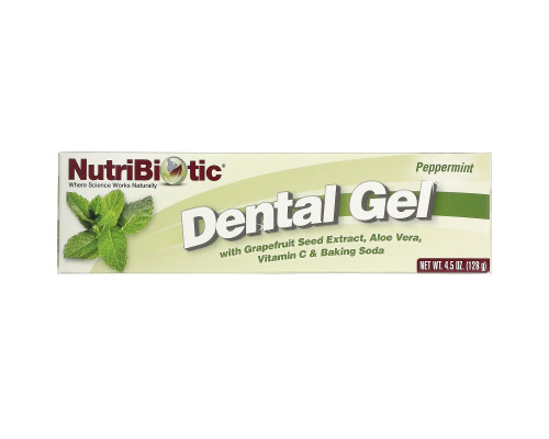 NutriBiotic Гель для зубов Перечная мята 45 унции (128 г) NutriBiotic Гель для зубов Перечная мята 45 унции (128 г)