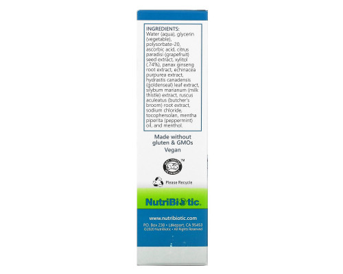 NutriBiotic, Nasal Spray Plus with Grapefruit Seed Extract, 1 fl oz (29.5 ml) NutriBiotic, Nasal Spray Plus with Grapefruit Seed Extract, 1 fl oz (29.5 ml)