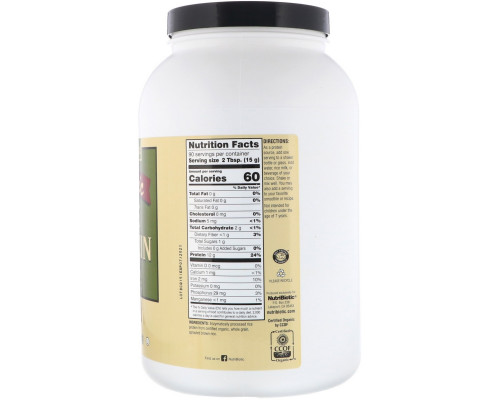 NutriBiotic, Сырой натуральный простой рисовый белок, 3 фунта (1.36 кг) NutriBiotic, Сырой натуральный простой рисовый белок, 3 фунта (1.36 кг)