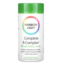 Rainbow Light, Complete B-Complex, High Potency Formula, 90 Tablets