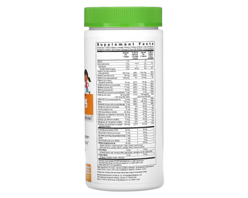 Rainbow Light, Nutri Stars, жевательные мультивитамины, фруктовый вкус, 120 жевательных таблеток