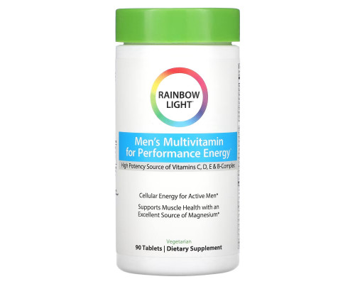 Rainbow Light, Men's Multivitamin for Performance Energy, 90 Tablets