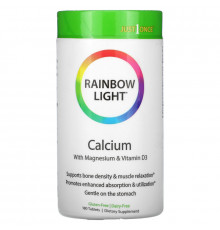 Rainbow Light, Just Once, Пищевой кальций, 180 таблеток