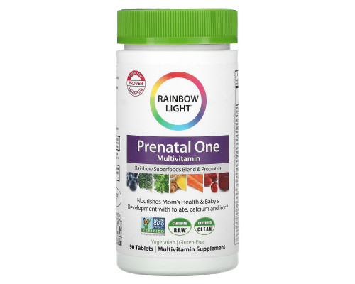 Rainbow Light, Prenatal One, 90 таблеток Rainbow Light, Prenatal One, 90 таблеток