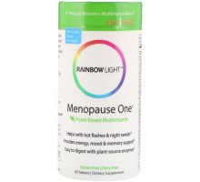 Rainbow Light, Menopause One, мультивитамины на основе цельных пищевых продуктов, 90 таблеток